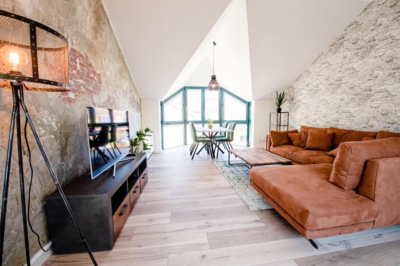 Industrie Stil Apartment Unweit Vom See Losheim Bagian luar foto
